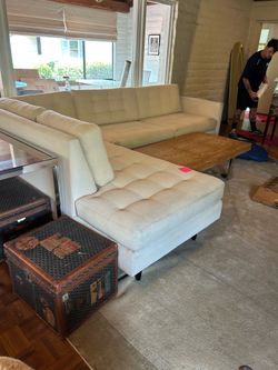 Designer sectional couch
