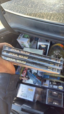 Star Wars II ,III,V dvds