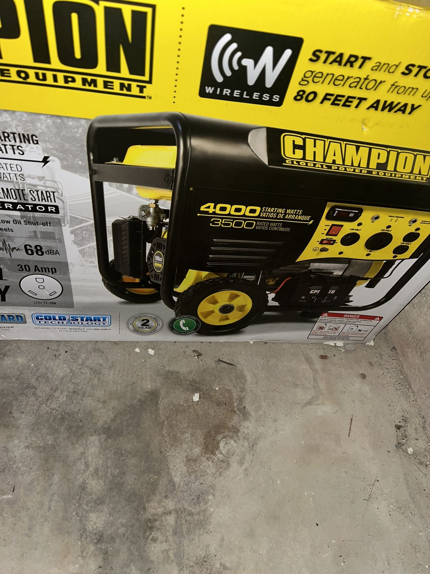 Generator Champion 4000 3500 Run With Batterie