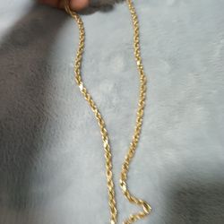 14 K Rope Gold Chain