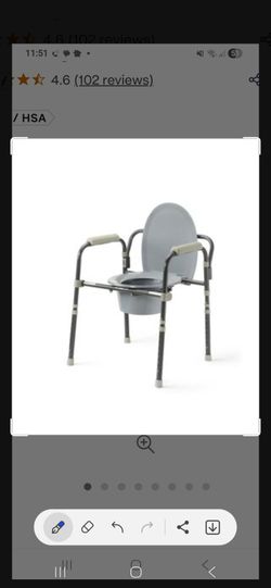 NEW COMMODE/3 in 1 POTTY CHAIR  unopened box