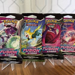 Pokémon Sword & Shield Fusion Strike Sleeved Full Art Packs