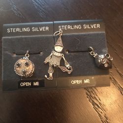 Sterling Silver Charms - All Have Movement 