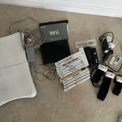 Wii Console With Balance Board, Accessories And Games 
