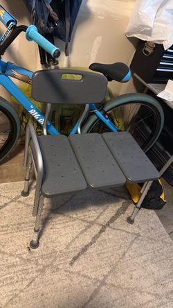 Shower Transfer Bench with Back