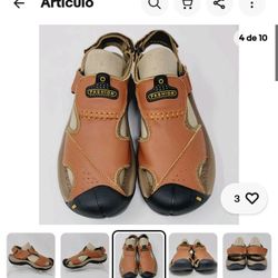 Fashion Men Sandals Size:13 Color:Brown