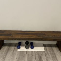 TV Stained Pine Shelf 