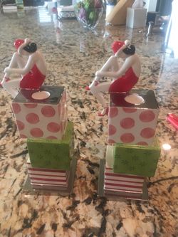 Christmas Candle Holders