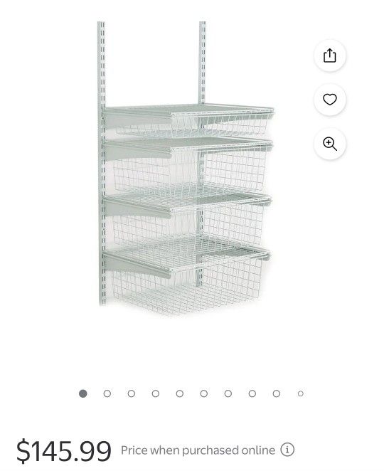 CLOSET MAID Wire Basket Closet System Kit