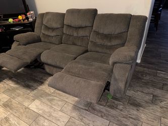 Recliner Couch and Loveseat