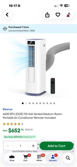 BRAND NEW IN BOX portable AC (70%~ off retail price)