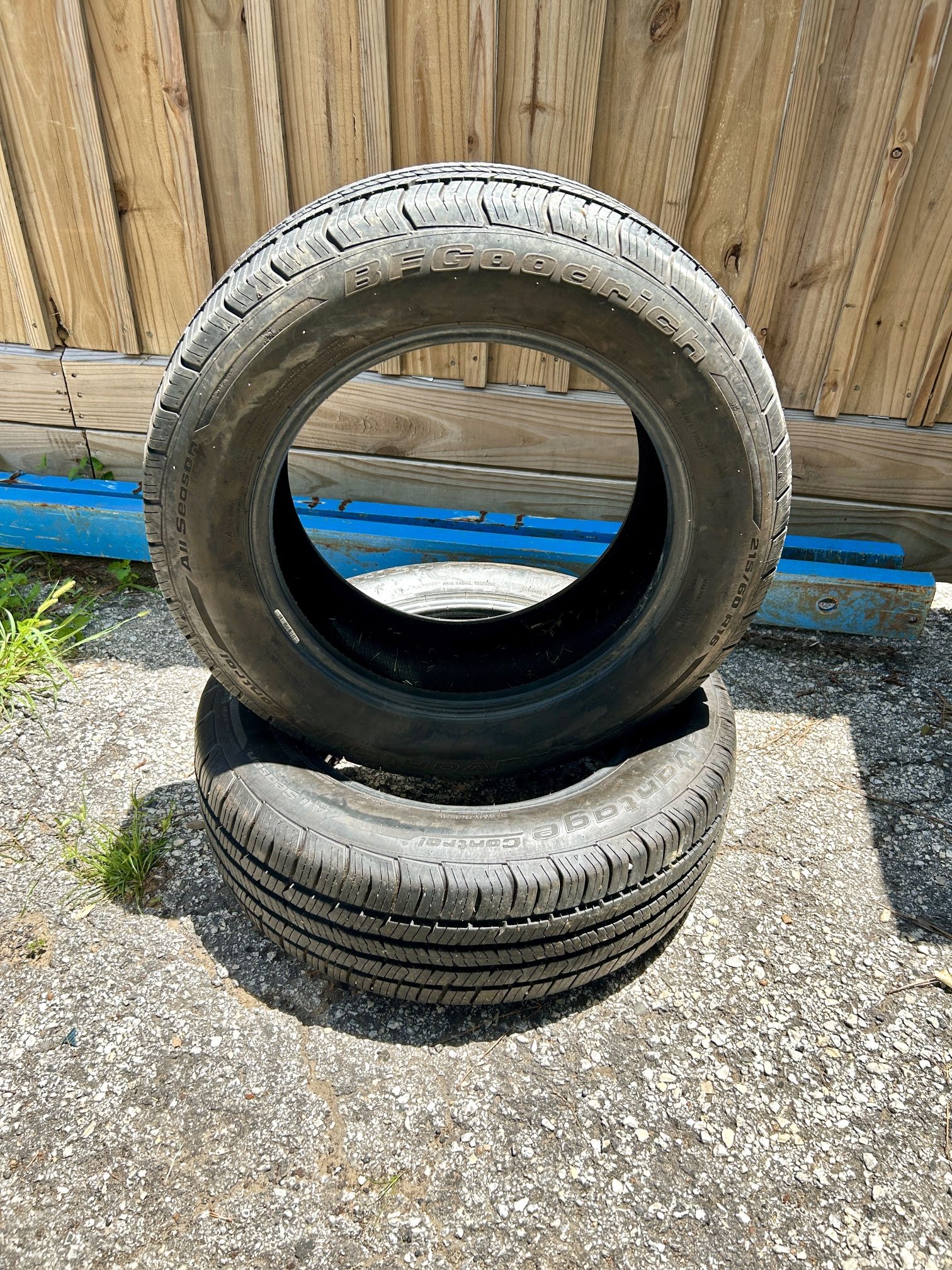 BF Goodrich Advantage Control 215/60R16 Tires