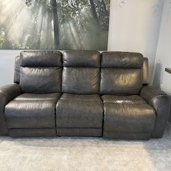 Leather 2 Piece Sofa