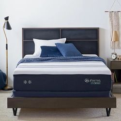 Queen Size Mattress Serta iSeries Hybrid Of 14 Inches Thick Firm New From Factory Same Day Delivery 