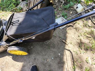 Brute 21 inch push mower with self propelled & bag
