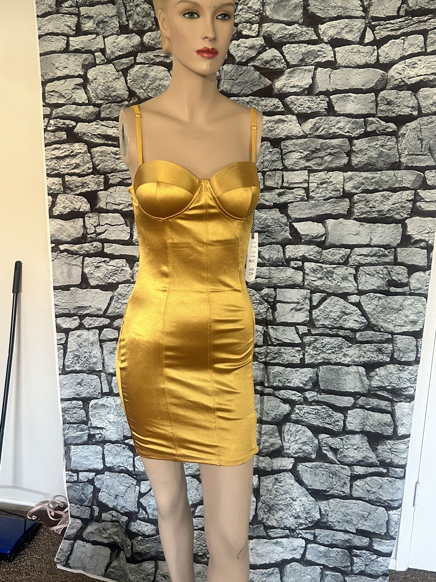 Gold Dress New 