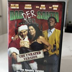 Badder Santa DVD Unrated Version