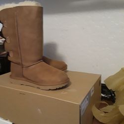 ugg boots k bailey bow tall ll size 2 brand new 