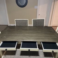 Ashley Dining Room Table and Chairs