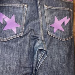 RARE Bape ‘Bapesta’ Jeans Sz 33-34