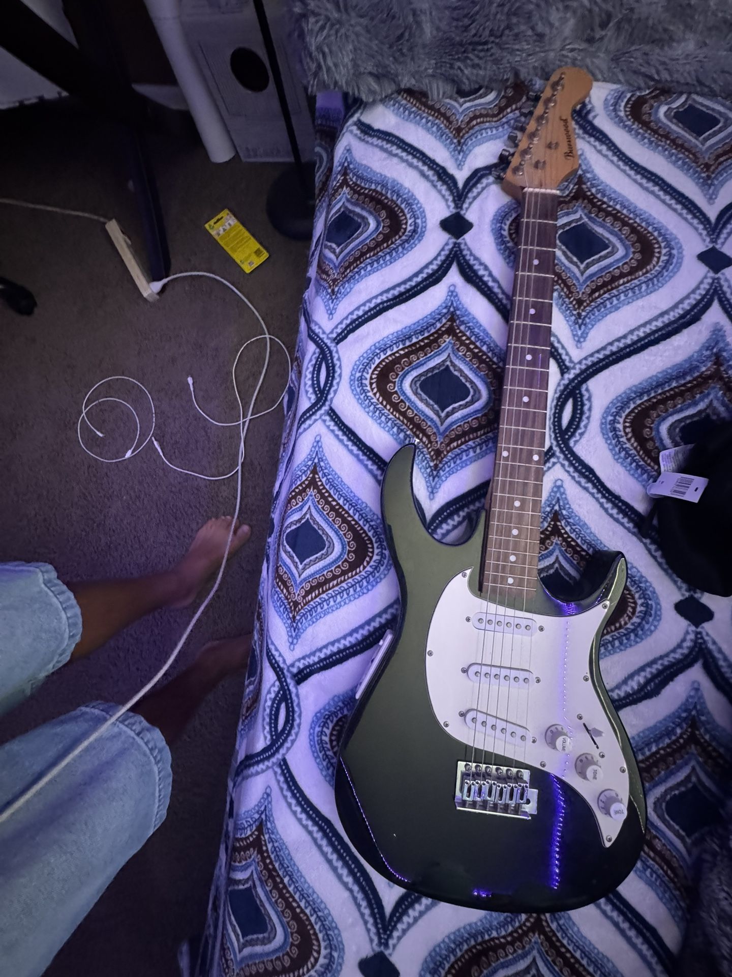 Electric Guitar And Amp