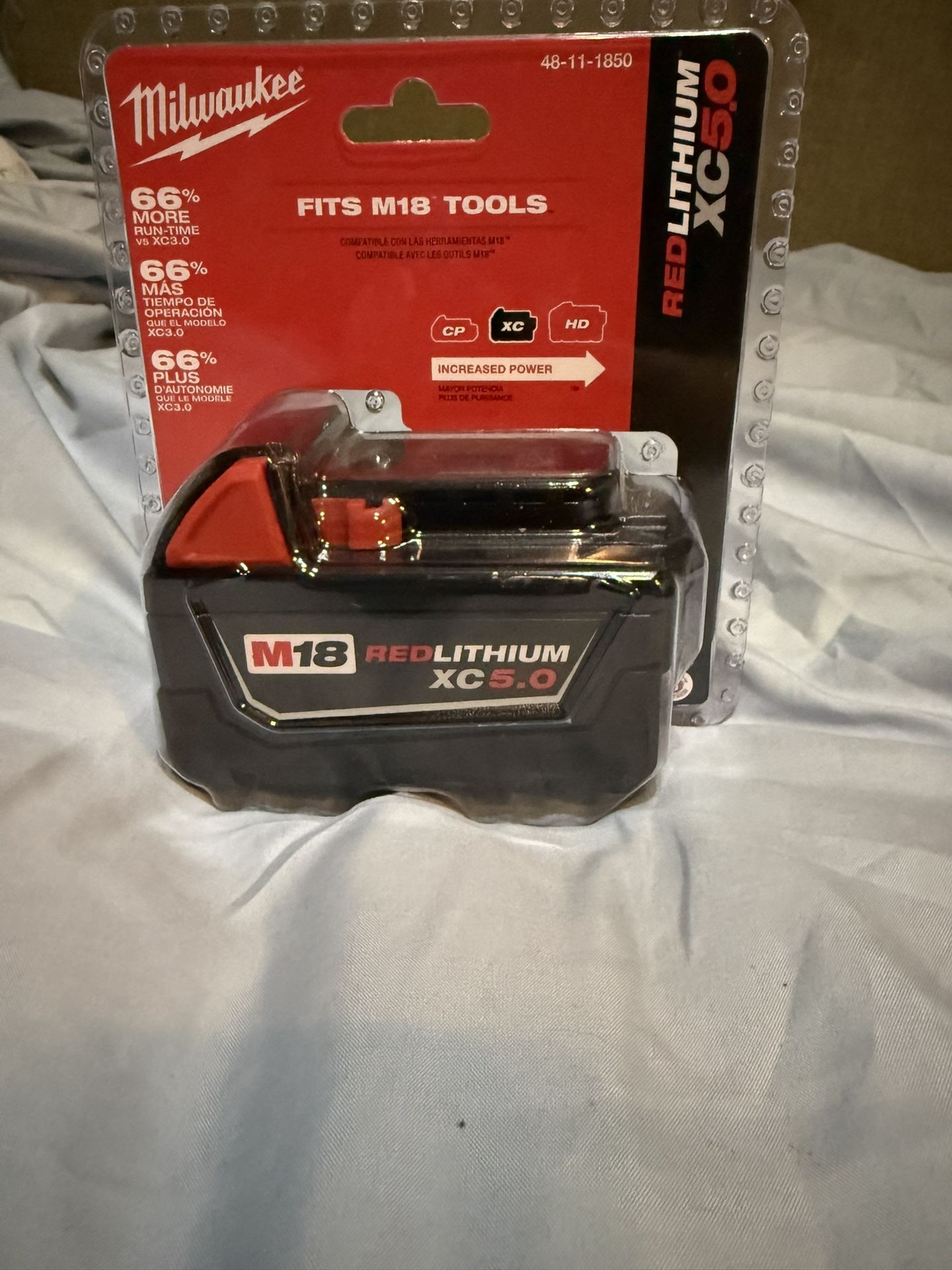 Red Lithium Milwaukee XC 5.0