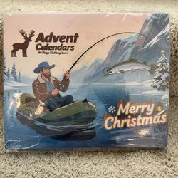 Brand New 2025 Fishing Lure Advent Calendar - Christmas Gift for Men