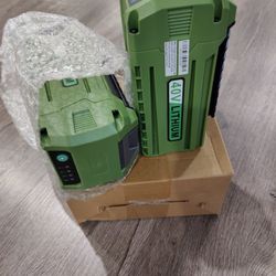 Battery for Greenworks 40V 6Ah (2 Pack)