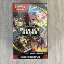 POKEMON TCG MEGA EVOLUTIONS PERFECT ORDER BOOSTER BUNDLE NEW SEALED 