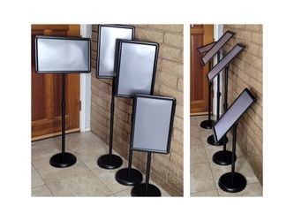 11x17" Floor Standing Sign Holder, Pedestal Poster Stand
