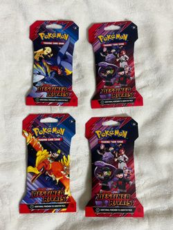 Pokemon Destined Rivals Sleeved Packs