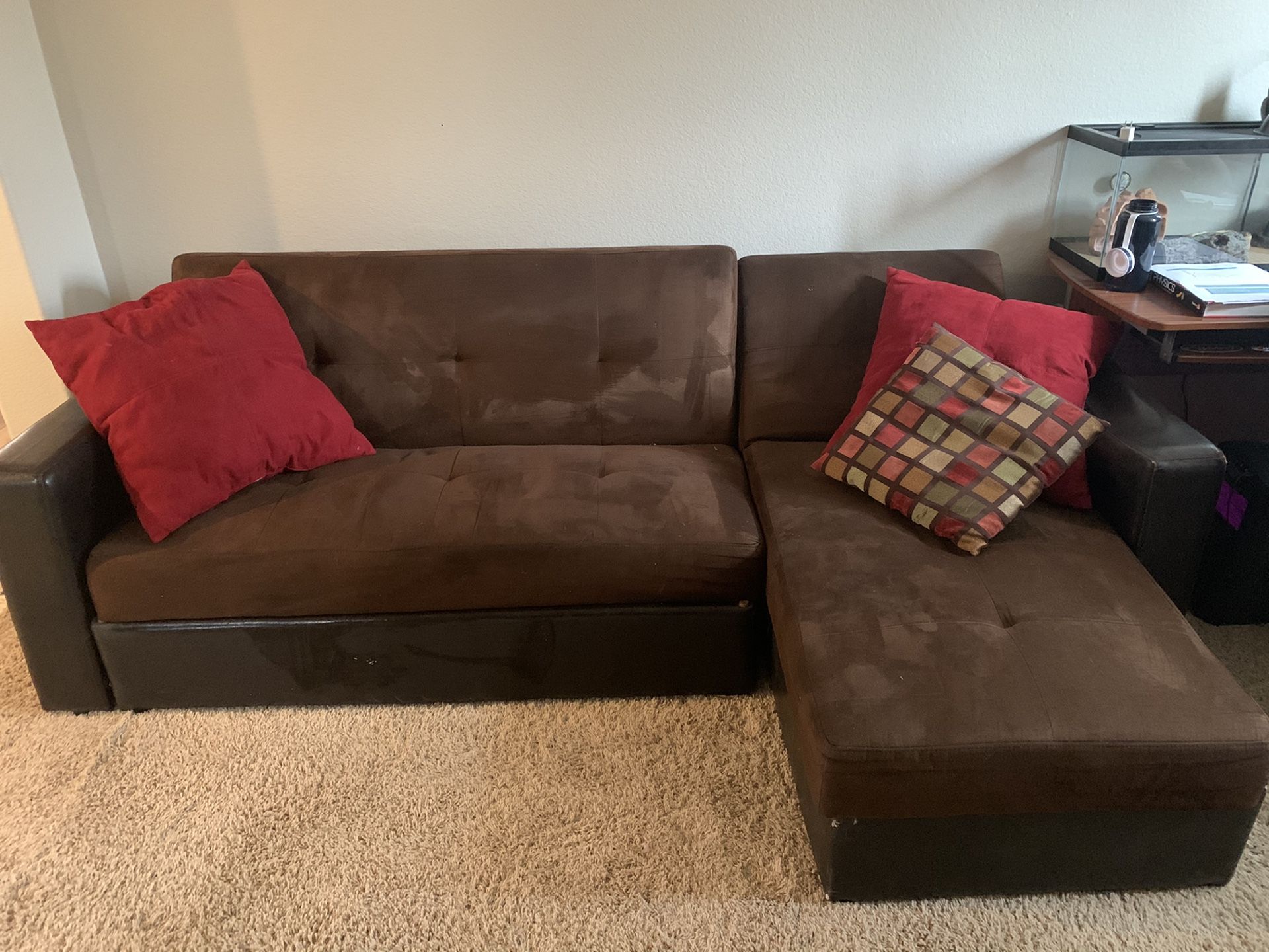 Futon sectional sofa