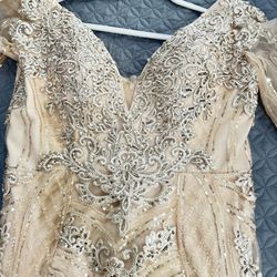 Gold Color Dress 