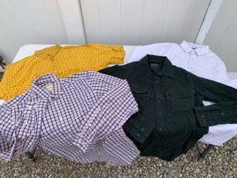 Boys: 14/16 Shirts.  Chino, ca
