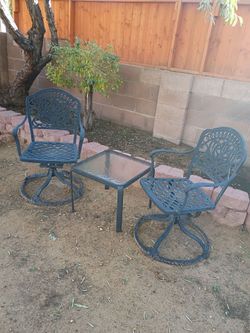 Hanamint Tuscany 3pc patio bistro set