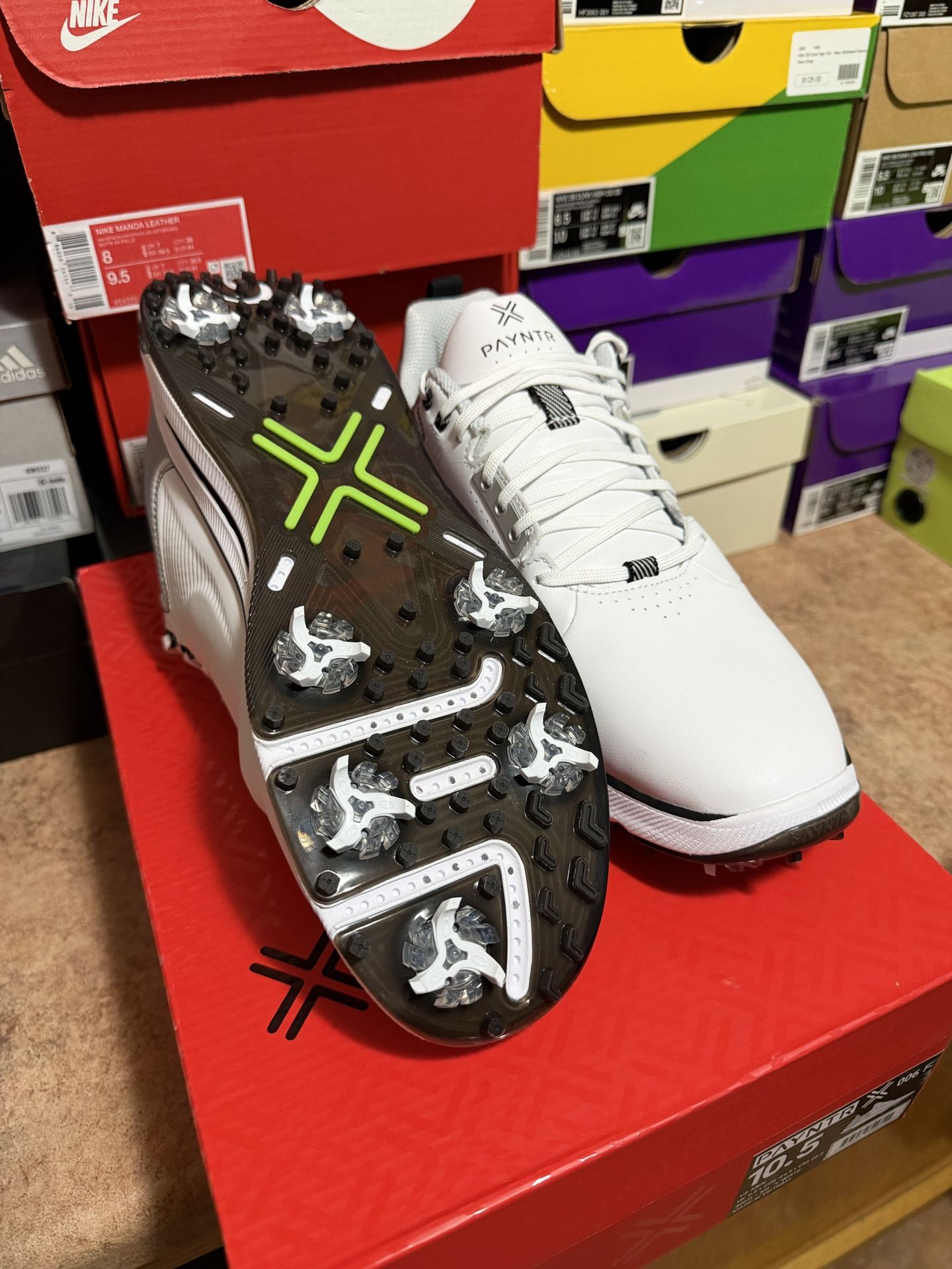 PAYNTR GOLF X 006 RD GOLF SHOES Sz 10.5