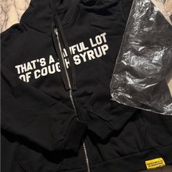 Awful Lot Of Cough Syrup Zip Up Hoodie