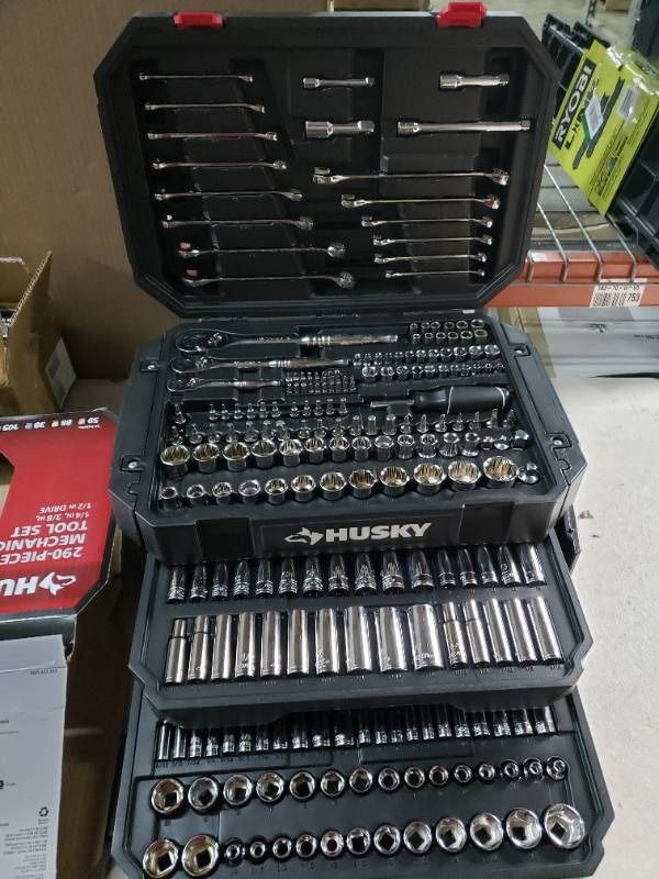 Husky 290 Piece Mechanics Tool Set