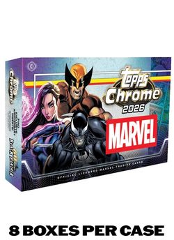 2026 Topps Chrome Marvel Comics hobby sealed case pre order confirmed
