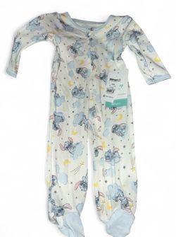 Disney Stitch Baby Footed Sleeper Pajamas