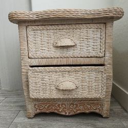 WICKER BEDROOM SET