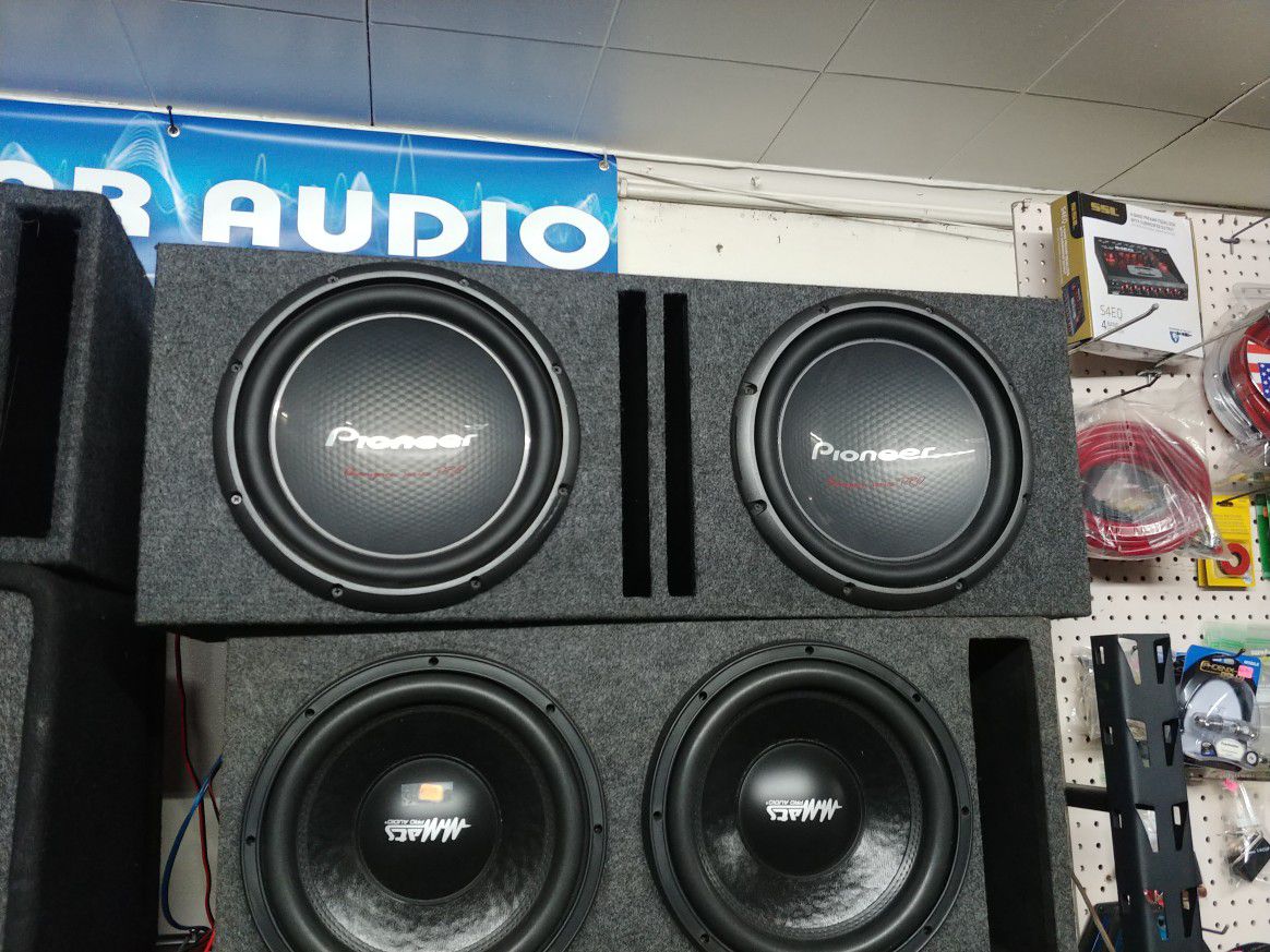 Pioneer Champion Pro 12" Subwoofers (2,000 Watts Each)