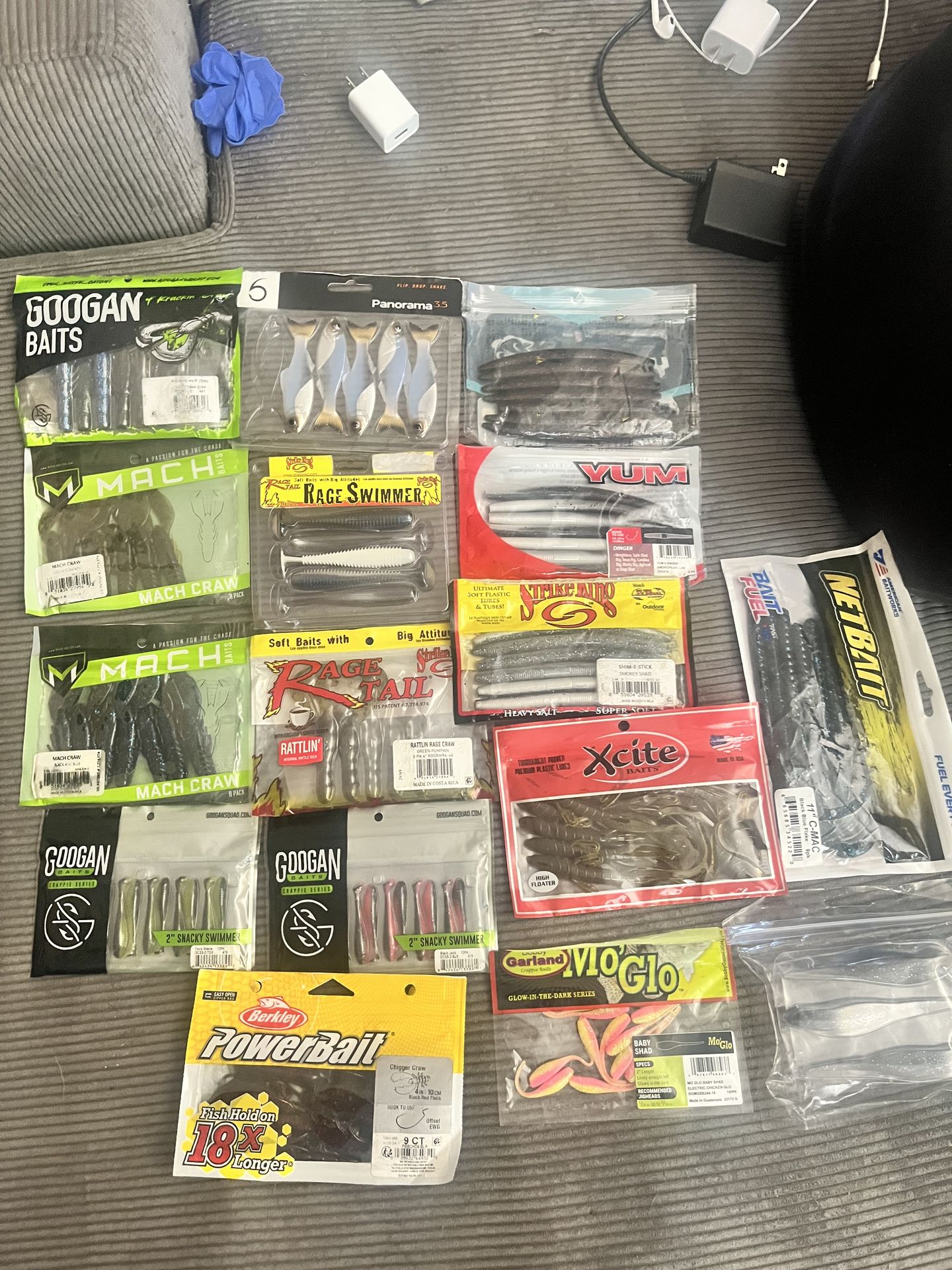 Fresh water soft plastic lures