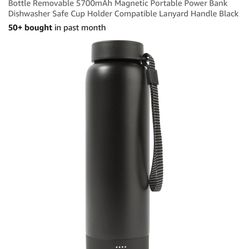 TYLT Water Bottle w/Wireless Charger - 24oz