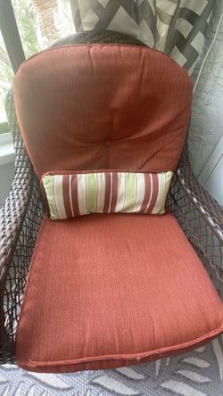 Better Homes Gardens Azalea Ridge Outdoor Conversation Set with Orange Cushions for Sale in Bradenton FL OfferUp