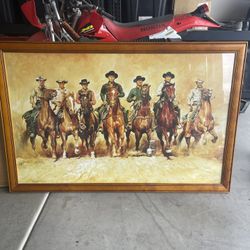 Large Magnificent Seven Wall Picture