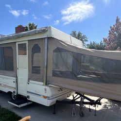 1988 Coleman Pop Up Camper, Inside Redone Pink Slip In Hand