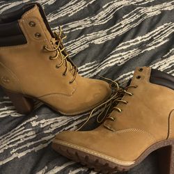 Timberland Alligator High Heel Boots Size 7 Brand New