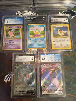 Pokemon slabs make offer