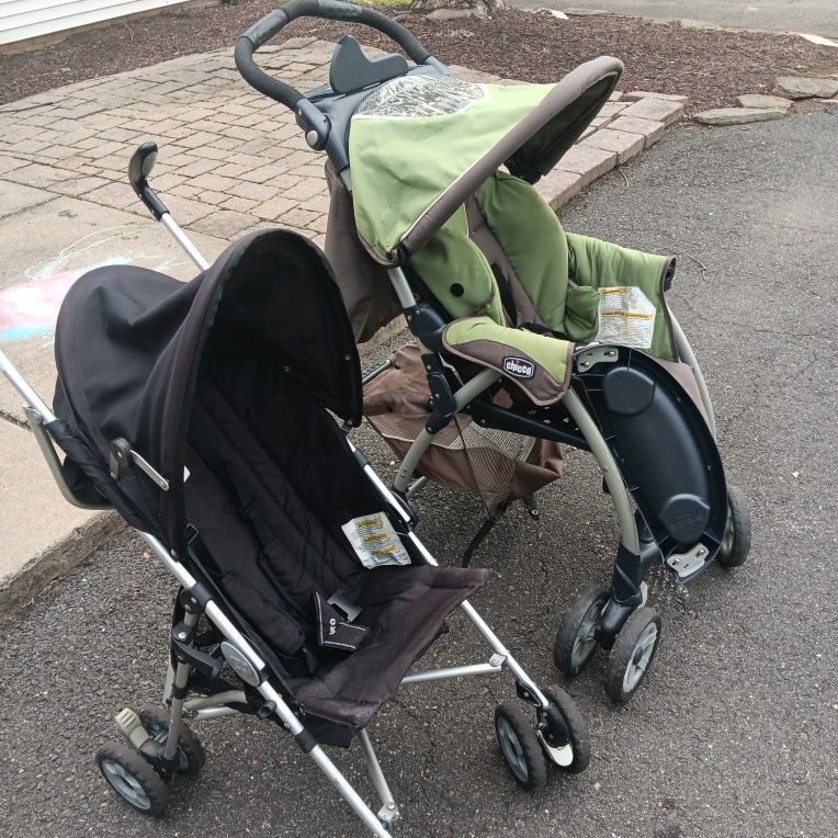 2 Chiccos Strollers